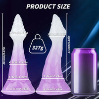 8.07in Animal Fantasy Silicone Dildo Monster Penis Design For Men