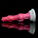 8.07in Big Knot Soft Glue Silicone Dildo For Prostatic Clitoris G-spot