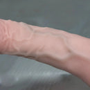 8.07in Big Liquid Silicone Soft Super Realistic Dildo For Women Using