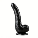 8.07in Big Snake Animal Clear Black Dildo For Couples Men Women Orgasm
