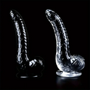 8.07in Big Snake Animal Clear Black Dildo For Couples Men Women Orgasm