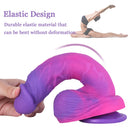 8.07in Colour Mixture Starry Sky Dildo Sex Toy For Adult