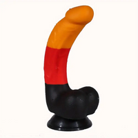 8.07in Curved Male Female Masturbation Big Dildo For Anal Expander