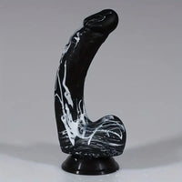 8.07in Curved Male Female Masturbation Big Dildo For Anal Expander