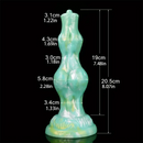 8.07in Dog Penis Knot Silicone Soft Big Animal Suction Cup Anal Dildo