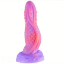 8.07in Dragon Monster Silicone Soft Dildo For Women Men Couple Strap on Play