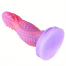 8.07in Dragon Monster Silicone Soft Dildo For Women Men Couple Strap on Play