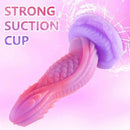 8.07in Dragon Monster Silicone Soft Dildo For Women Men Couple Strap on Play