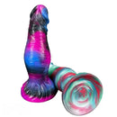 8.07in Egg-free Fat Body Silicone Monster Soft Dildo Suction Cup Base