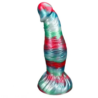 8.07in Egg-free Fat Body Silicone Monster Soft Dildo Suction Cup Base