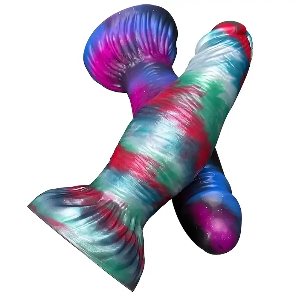 8.07in Egg-free Fat Body Silicone Monster Soft Dildo Suction Cup Base