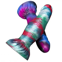 8.07in Egg-free Fat Body Silicone Monster Soft Dildo Suction Cup Base