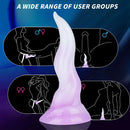 8.07in Fantasy Animal Monster Silicone Big Dildo with Suction Cup Base