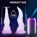 8.07in Fantasy Animal Monster Silicone Big Dildo with Suction Cup Base