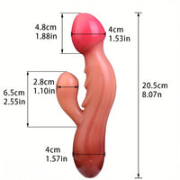 8.07in Fantasy Big Dildo Adult Sex Toy Female Anal Tease Adult Soft Toy