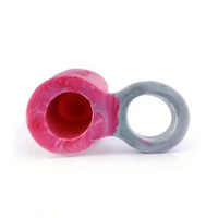 8.07in Fantasy Penis Sheath Dog Hollow Sleeve Knot Hollow Dildo