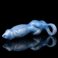 8.07in Fantasy Penis Sheath Dog Hollow Sleeve Knot Hollow Dildo