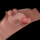 8.07in Hollow Penis Dildo Sleeve Silicone Soft Pants For Penis Thicken Supplies