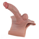 8.07in Hollow Penis Dildo Sleeve Silicone Soft Pants For Penis Thicken Supplies