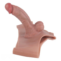8.07in Hollow Penis Dildo Sleeve Silicone Soft Pants For Penis Thicken Supplies