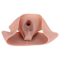 8.07in Hollow Penis Dildo Sleeve Silicone Soft Pants For Penis Thicken Supplies