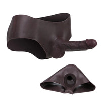 8.07in Hollow Strap on Dildo Panty Silicone Soft Sex Toy For Women