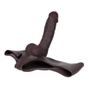 8.07in Hollow Strap on Dildo Panty Silicone Soft Sex Toy For Women