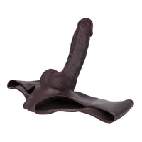 8.07in Hollow Strap on Dildo Panty Silicone Soft Sex Toy For Women