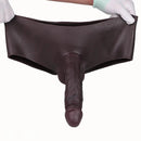 8.07in Hollow Strap on Dildo Panty Silicone Soft Sex Toy For Women