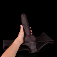 8.07in Hollow Strap on Dildo Panty Silicone Soft Sex Toy For Women