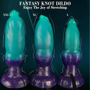 8.07in Knot Fantasy Inflatable Dildo With Suction Cup Women Masturbator