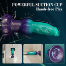 8.07in Knot Fantasy Inflatable Dildo With Suction Cup Women Masturbator