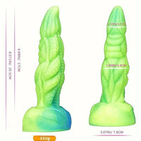 8.07in Liquid Silicone Soft Big Monster Dildo Anal Dilator Masturbator