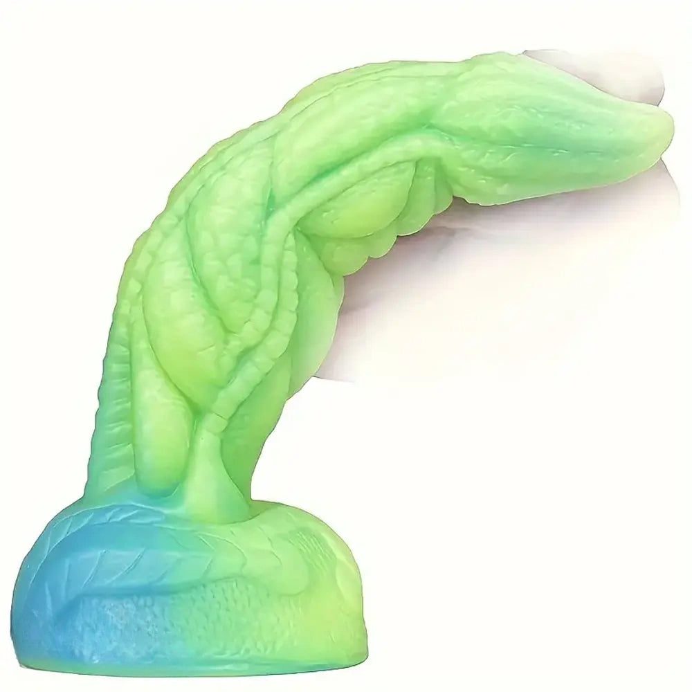 8.07in Liquid Silicone Soft Big Monster Dildo Anal Dilator Masturbator