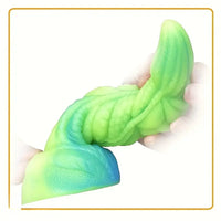 8.07in Liquid Silicone Soft Big Monster Dildo Anal Dilator Masturbator