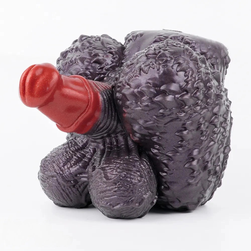 8.07in Monkey Penis Silicone Dildo Big Ass Masturbator For Sensory Play