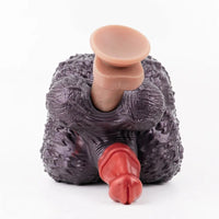 8.07in Monkey Penis Silicone Dildo Big Ass Masturbator For Sensory Play