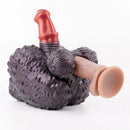 8.07in Monkey Penis Silicone Dildo Big Ass Masturbator For Sensory Play