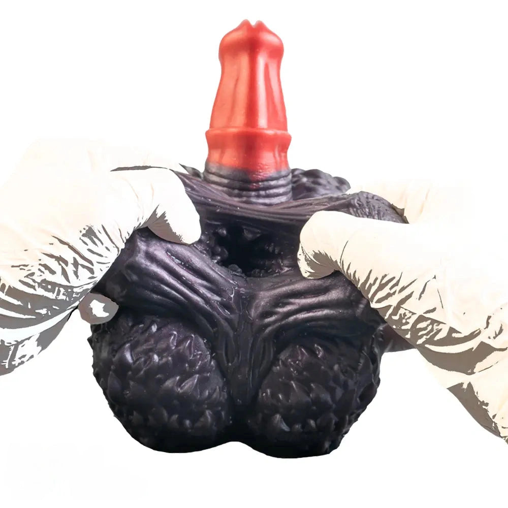 8.07in Monkey Penis Silicone Dildo Big Ass Masturbator For Sensory Play