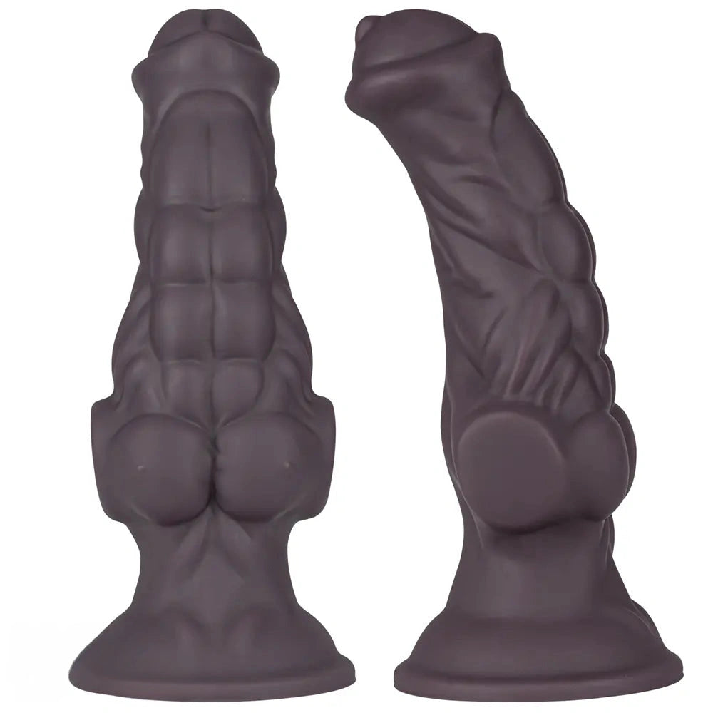 8.07in Muscle Fantasy Silicone Dildo Adult Entertainment Cock Love Toy