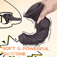 8.07in Muscle Fantasy Silicone Dildo Adult Entertainment Cock Love Toy