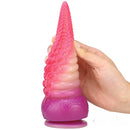 8.07in Octopus Tentacle Animal Fantasy Ombre Thick Dildo