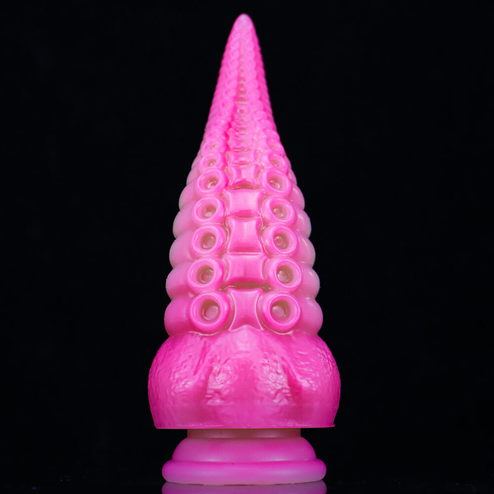 8.07in Octopus Tentacle Animal Fantasy Ombre Thick Dildo