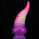 8.07in Octopus Tentacle Animal Fantasy Ombre Thick Dildo