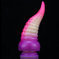 8.07in Octopus Tentacle Animal Fantasy Ombre Thick Dildo