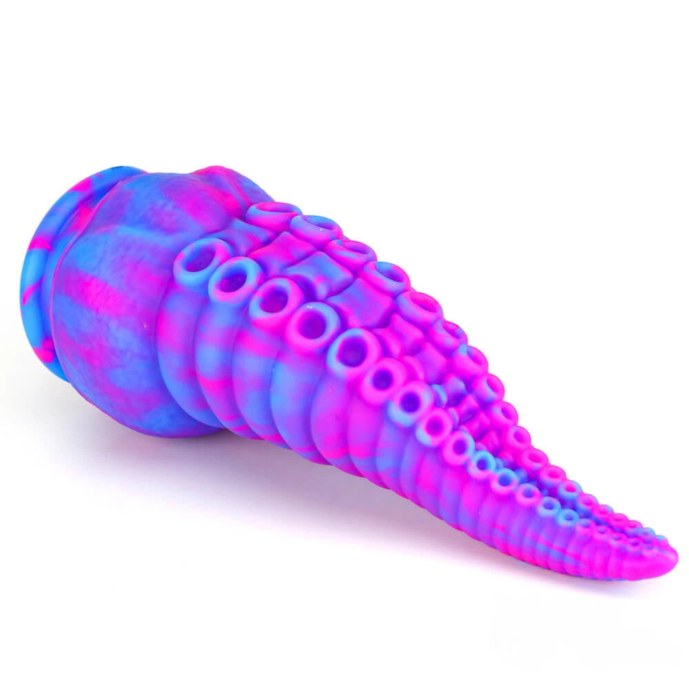 8.07in Octopus Tentacle Soft Dildo Women Using Butt Plug Adult Toy