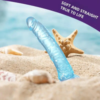 8.07in PVC Suction Cup Dildo Anal Masturbator For G-Spot Anal Game