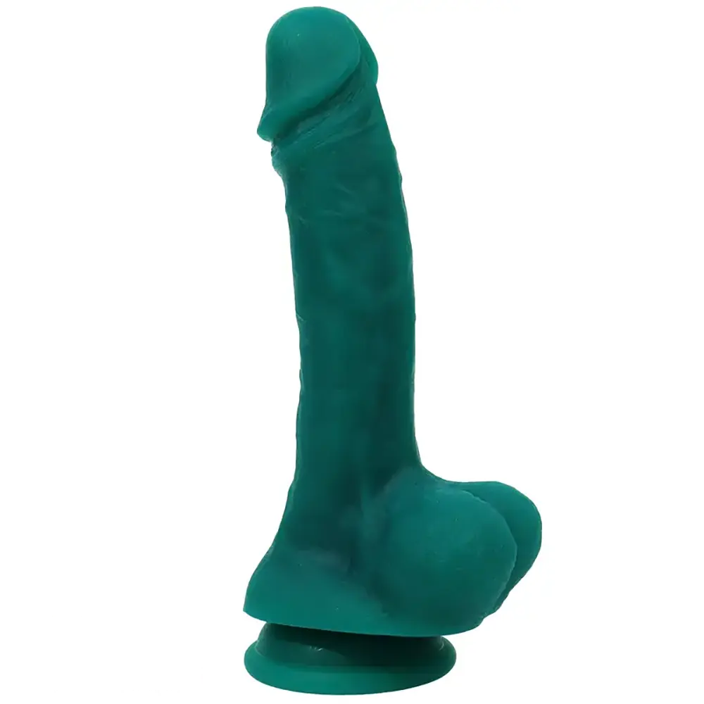 8.07in Real Lifelike Veins Texture Big Silicone Soft Male Female Dildo