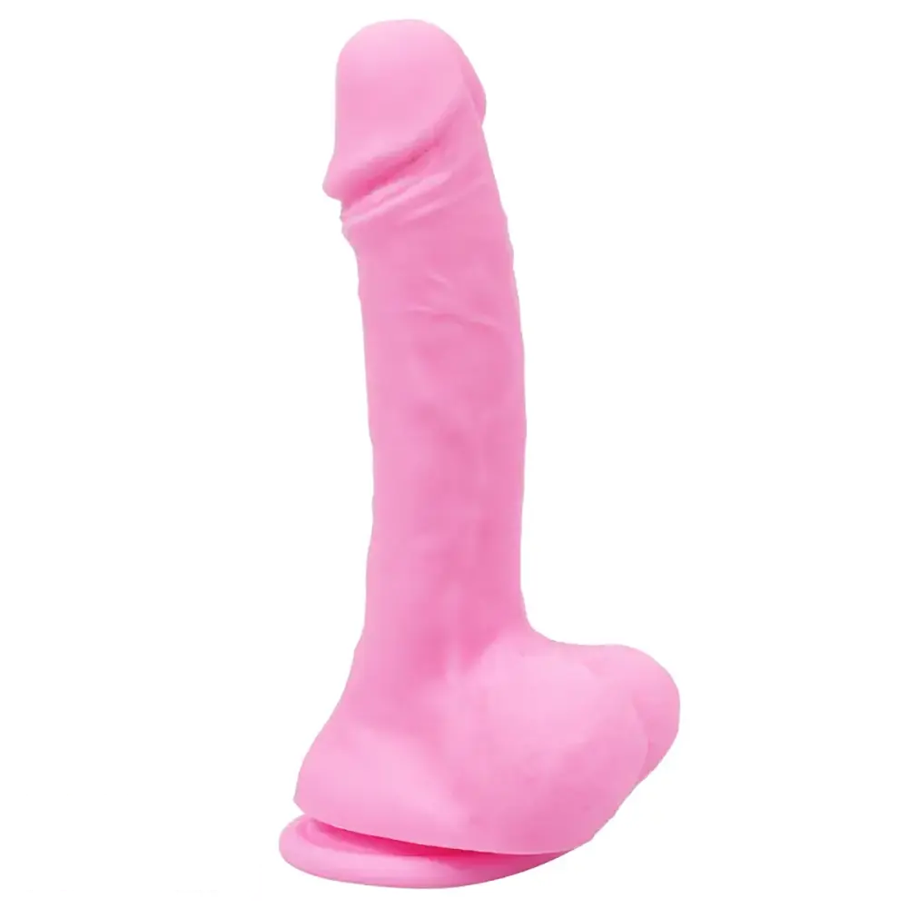 8.07in Real Lifelike Veins Texture Big Silicone Soft Male Female Dildo