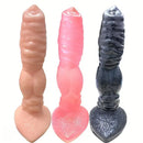 8.07in Realistic Animal Dog Knot PVC Fantasy Dildo For Women Men
